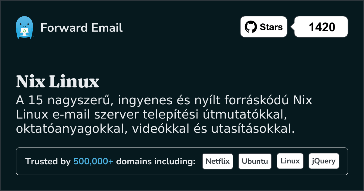 15 hatalmas nyílt forráskódú e-mail szerver Nix Linux számára 2025 ben