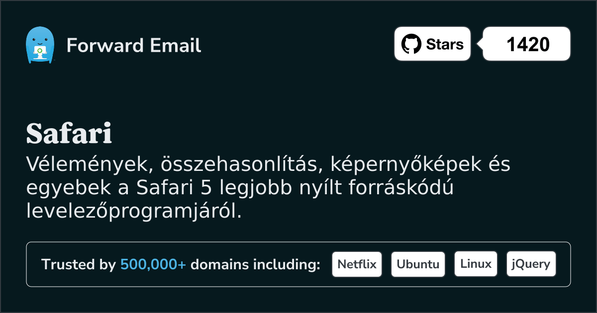 5 legnépszerűbb nyílt forráskódú e-mail kliens Safari 2025 ben