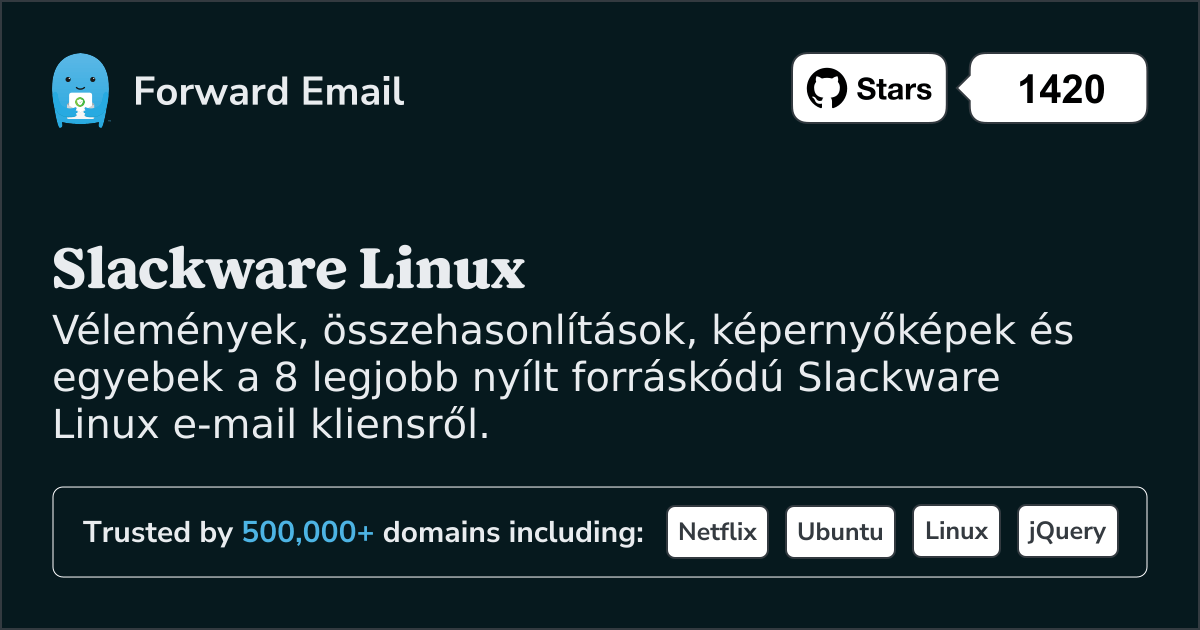 8 legnépszerűbb nyílt forráskódú e-mail kliens Slackware Linux számára 2025 ben