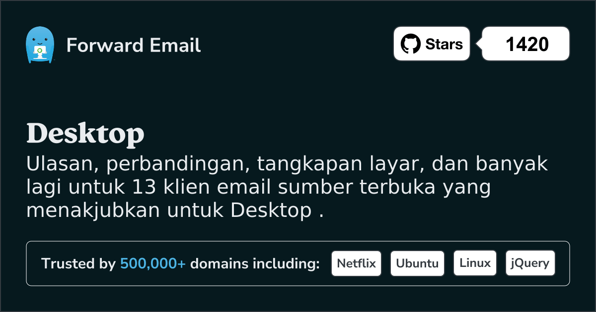 13 Klien Email Open Source yang Menakjubkan untuk Desktop pada 2025