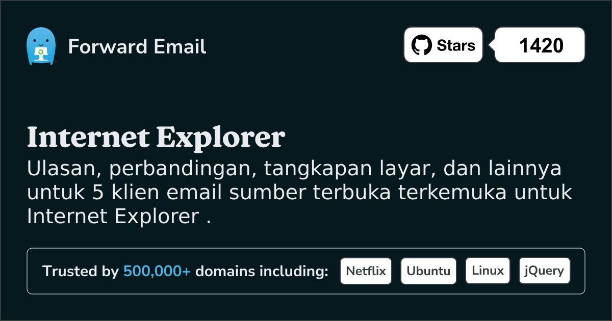 5 Klien Email Open Source Terkemuka untuk Internet Explorer pada 2025
