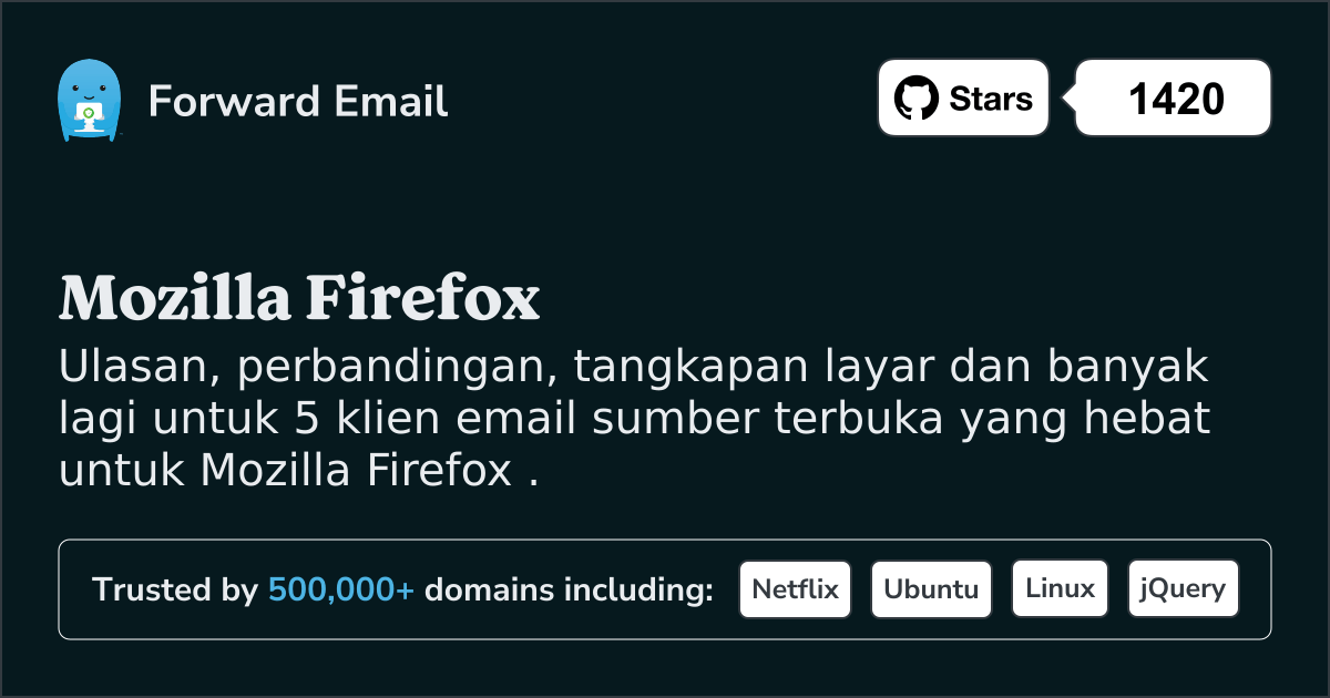 5 Klien Email Open Source yang Hebat untuk Mozilla Firefox pada 2025