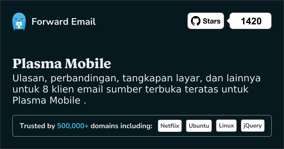 8 Klien Email Open Source Teratas untuk Plasma Mobile pada 2025
