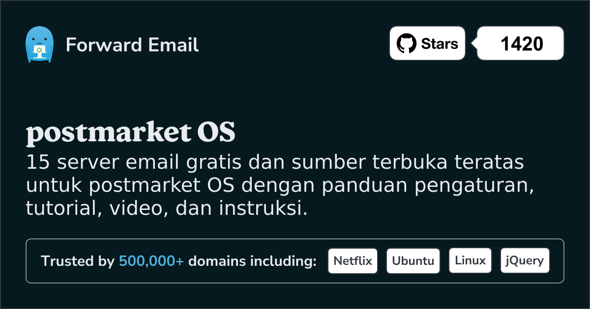 15 Server Email Open Source Teratas untuk postmarket OS pada 2025