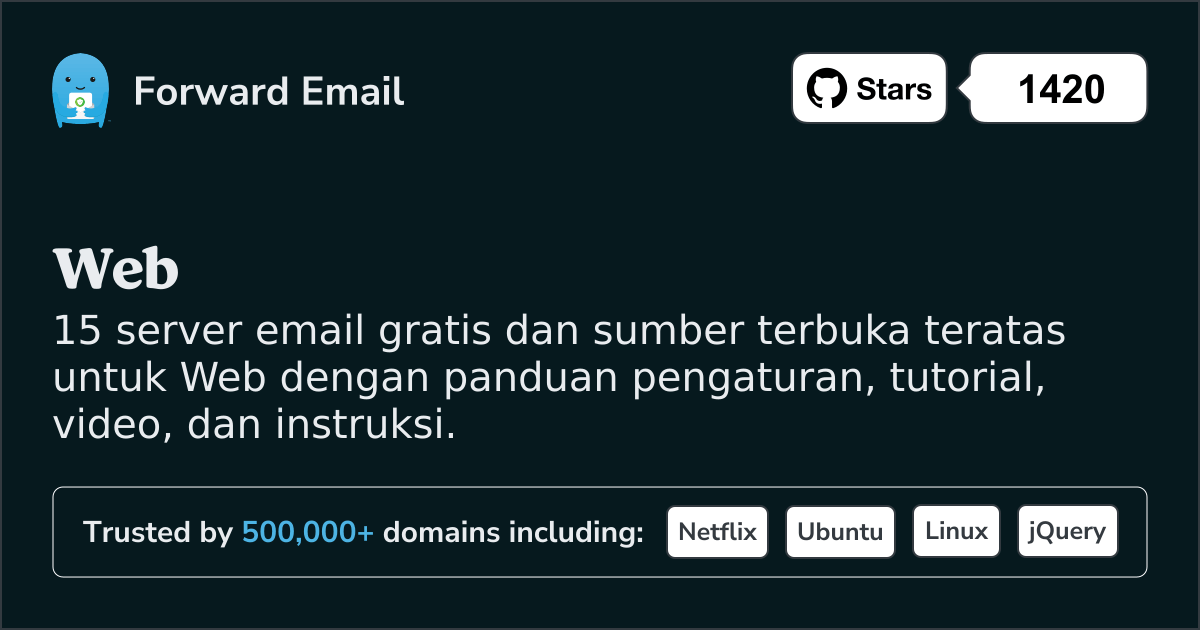 15 Server Email Open Source Teratas untuk Web pada 2025