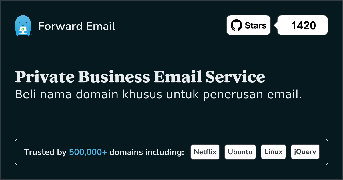 Daftarkan Domain Kustom untuk Email