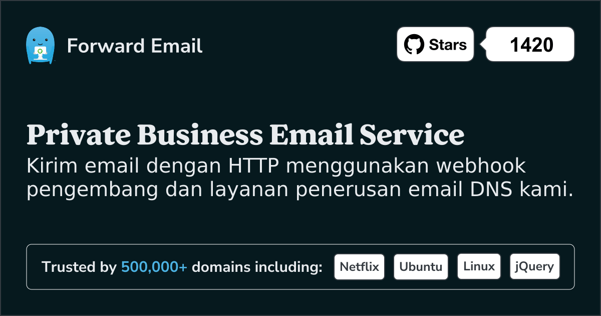 Webhook Email Gratis untuk Pengembang dan Domain Kustom