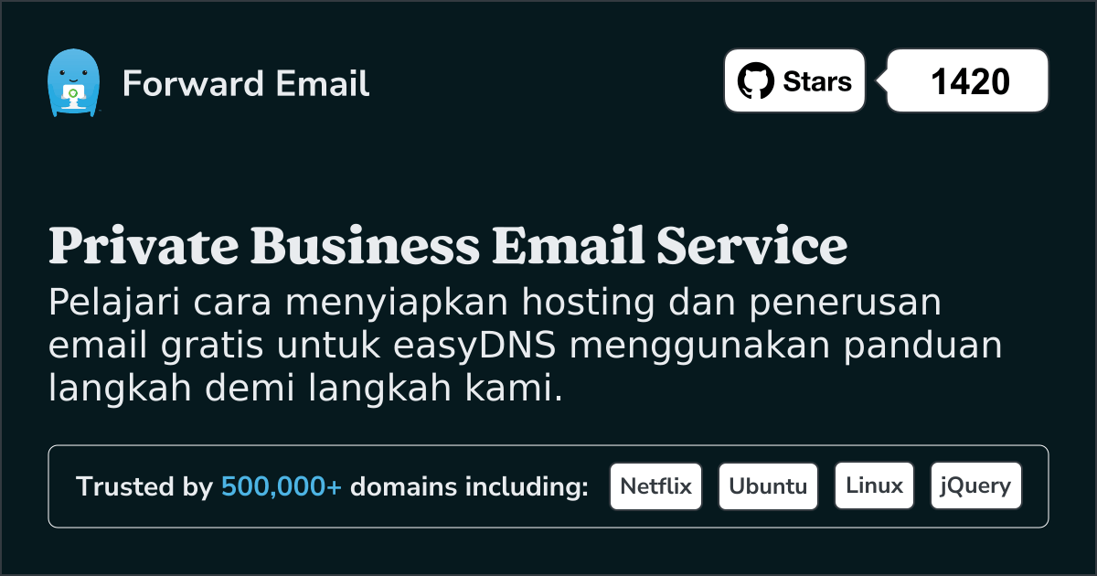 Cara Mengatur Email dengan easyDNS