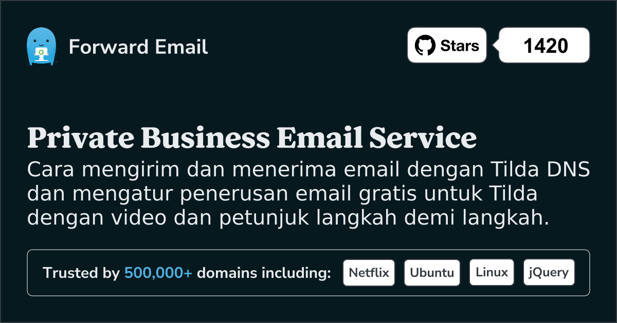 Cara Mengatur Email dengan Tilda