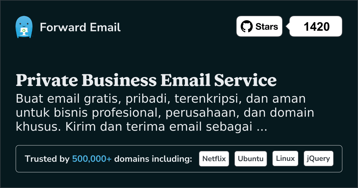 Email Bisnis Pribadi untuk Domain Kustom