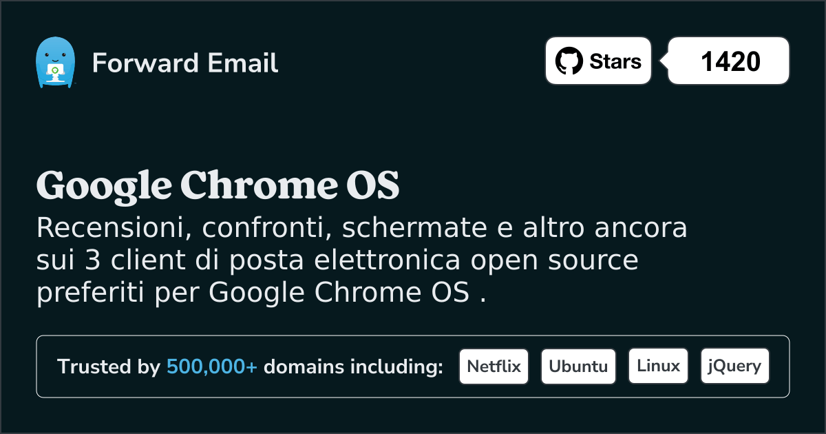 3 client di posta elettronica open source preferiti per Google Chrome OS nel 2025