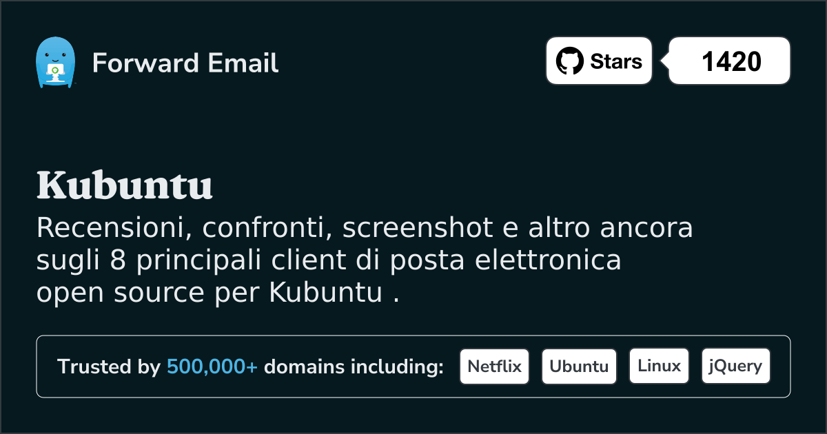 8 principali client di posta elettronica open source per Kubuntu nel 2025