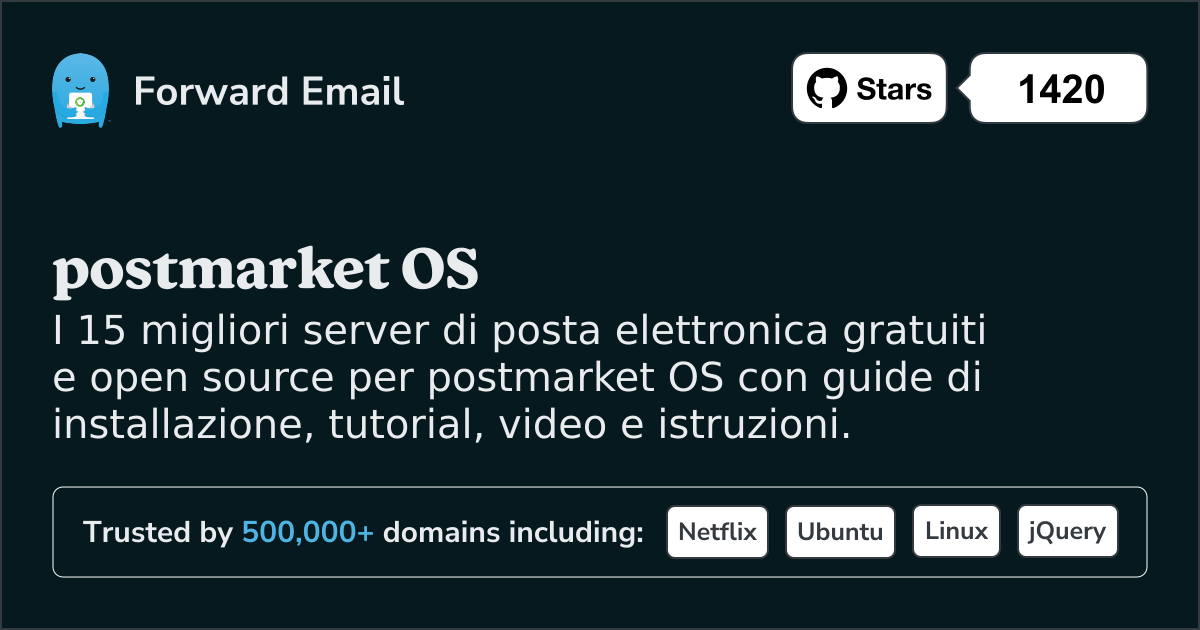 15 migliori server di posta elettronica open source per postmarket OS nel 2025