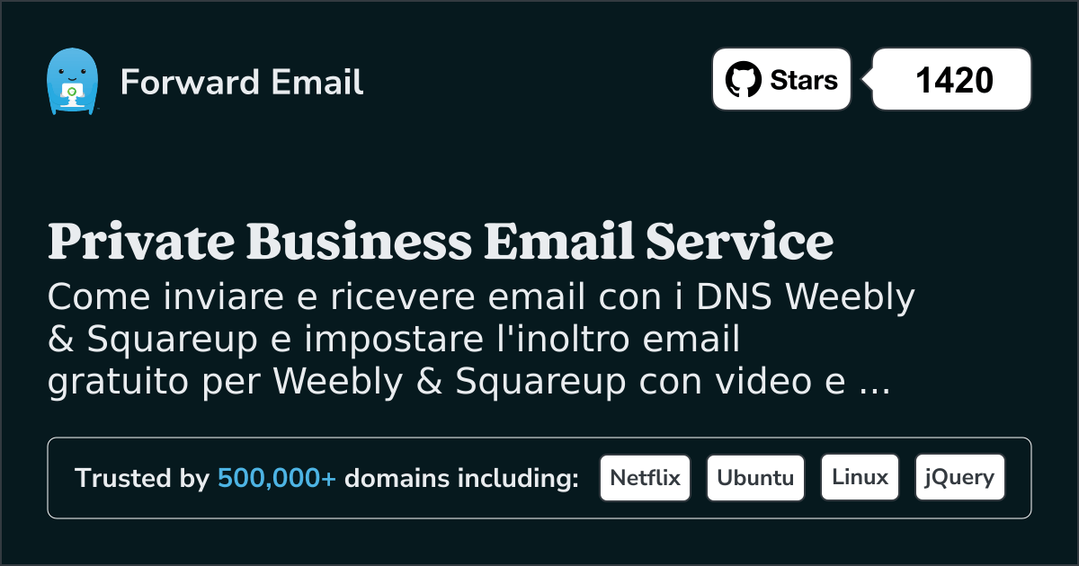 Come configurare l'email con Weebly & Squareup