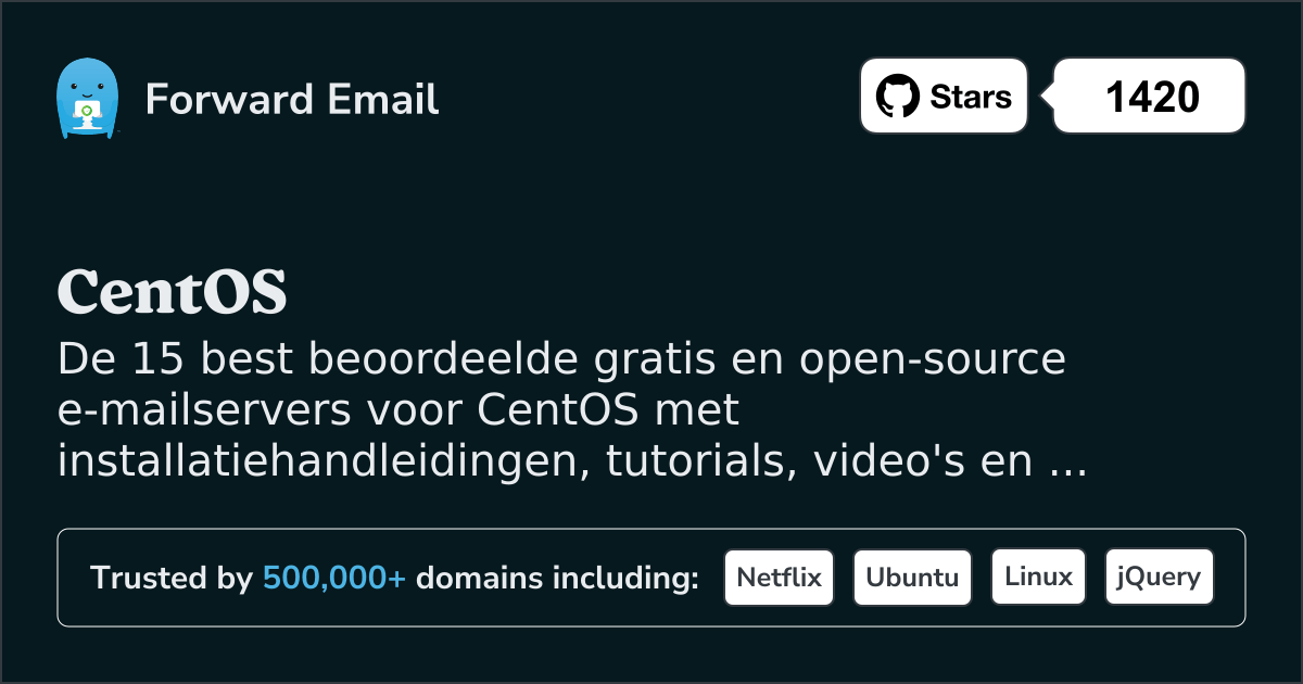15 hoogst gewaardeerde open source e-mailservers voor CentOS in 2025