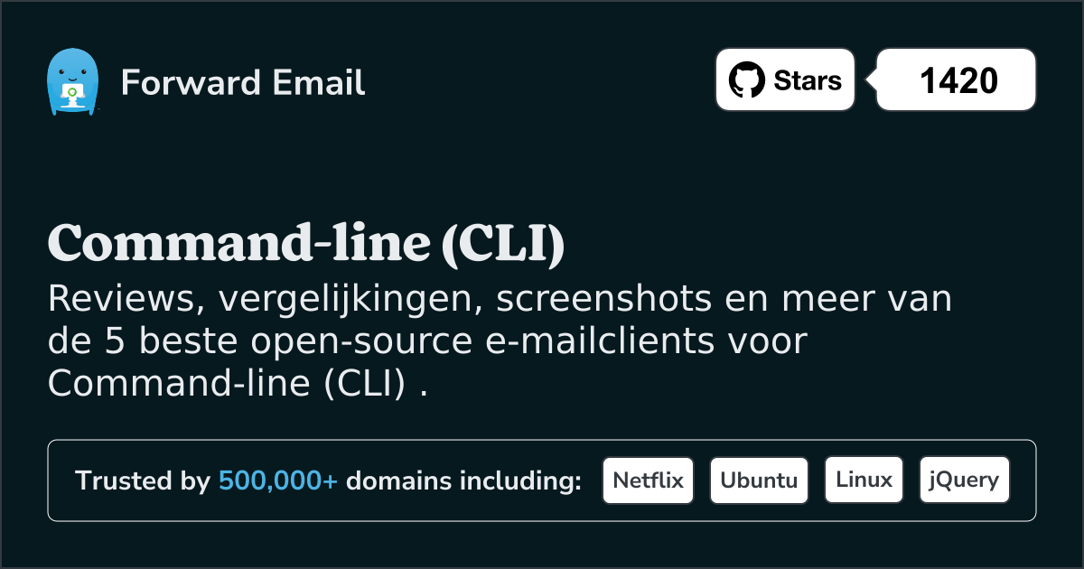 5 beste open source e-mailclients voor Command-line (CLI) in 2025