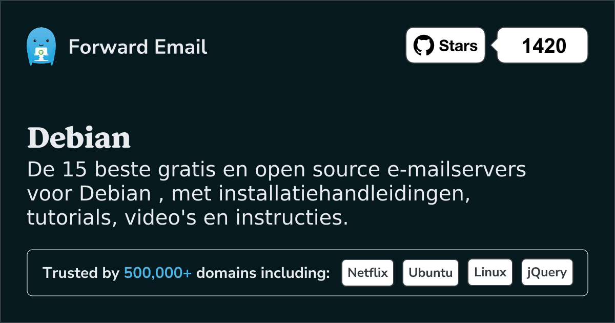 15 beste open source e-mailservers voor Debian in 2025