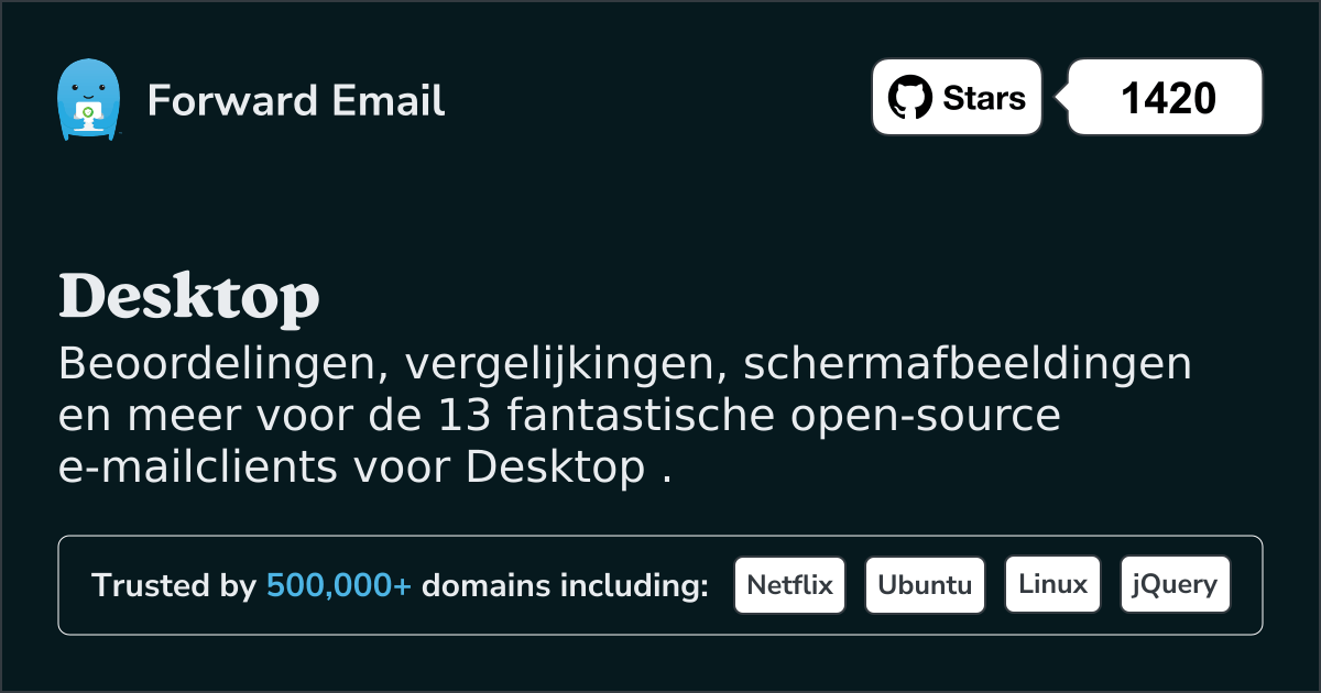 13 geweldige open source e-mailclients voor Desktop in 2025