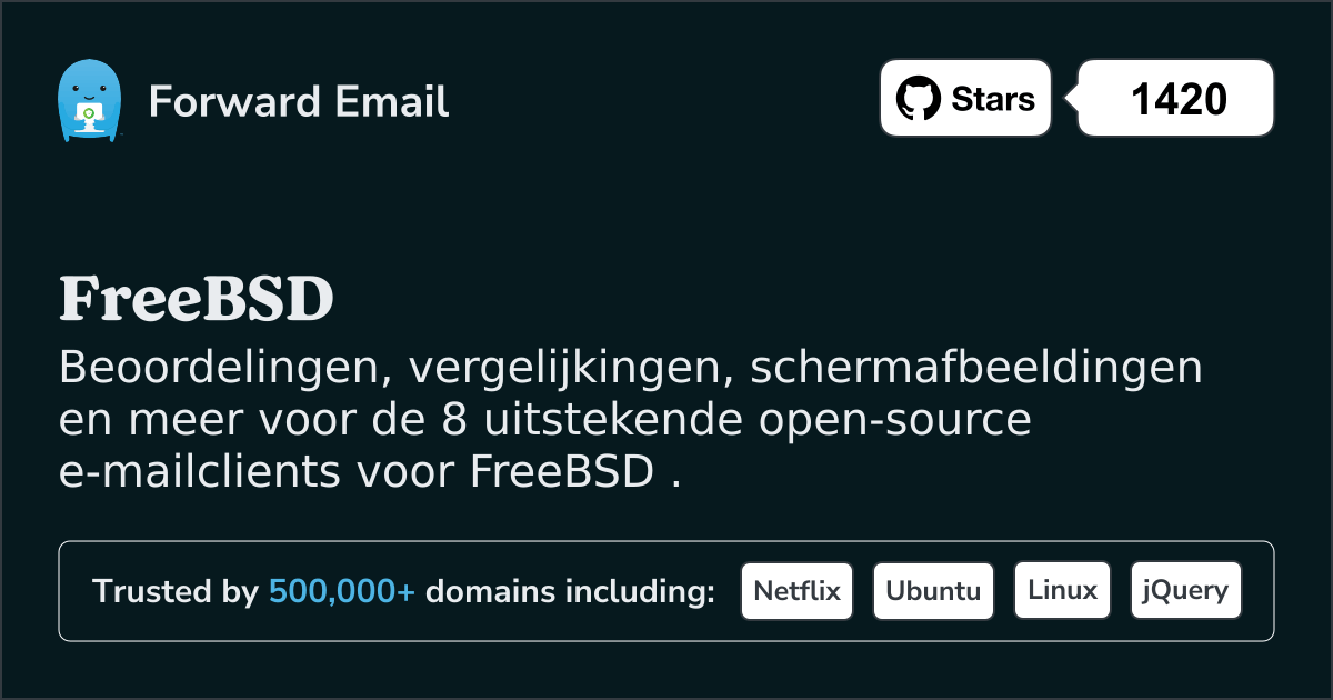 8 uitstekende open source e-mailclients voor FreeBSD in 2025