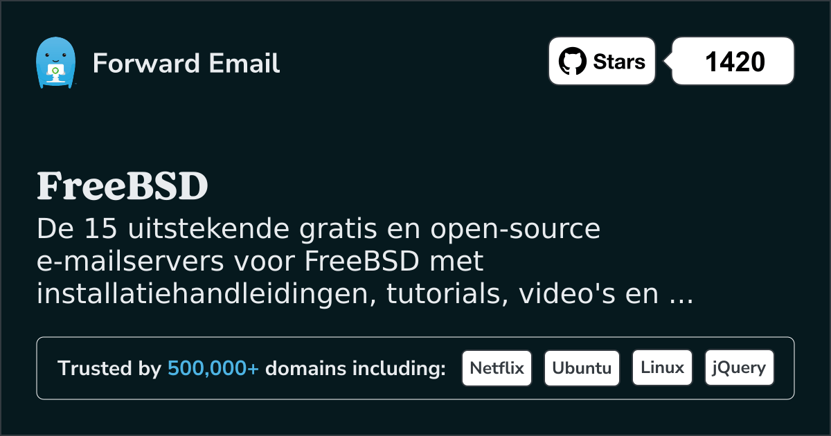 15 uitstekende open source e-mailservers voor FreeBSD in 2025