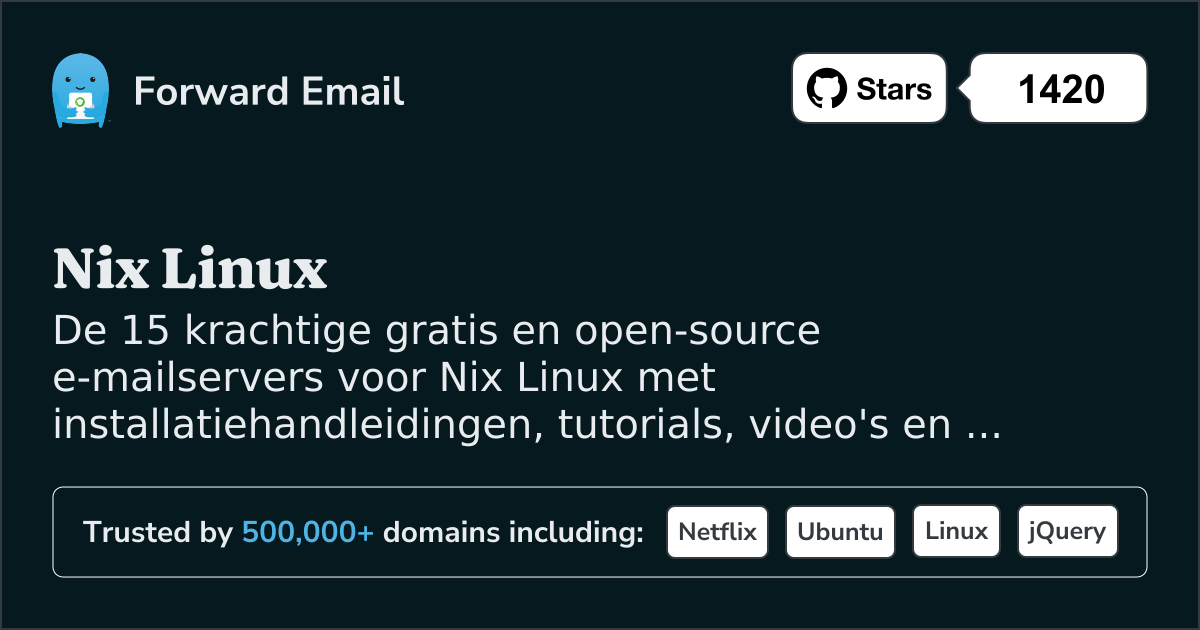 15 krachtige open source e-mailservers voor Nix Linux in 2025