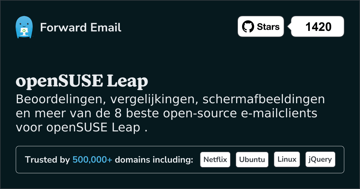 8 beste open source e-mailclients voor openSUSE Leap in 2025