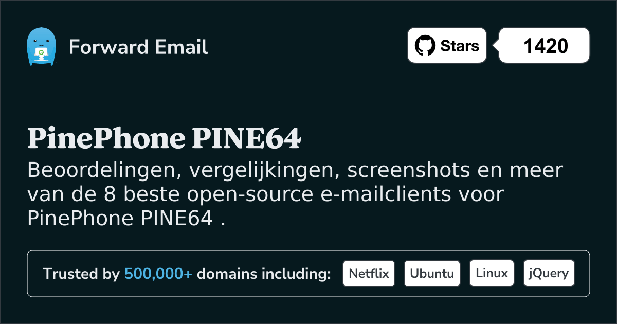 8 beste open source e-mailclients voor PinePhone PINE64 in 2025