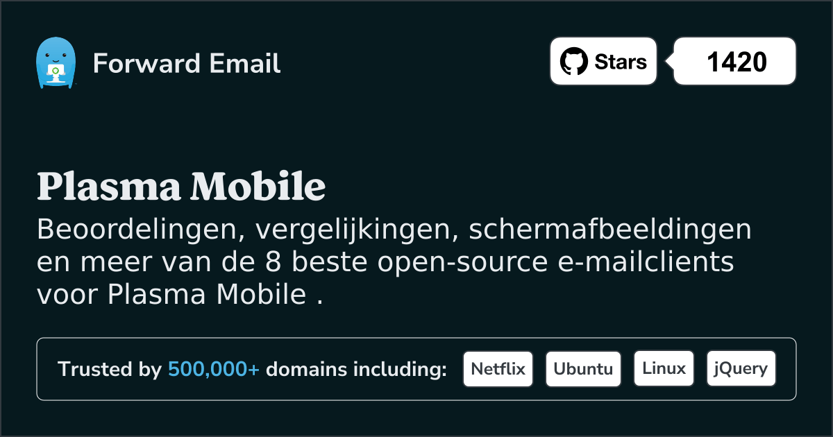 8 beste open source e-mailclients voor Plasma Mobile in 2025