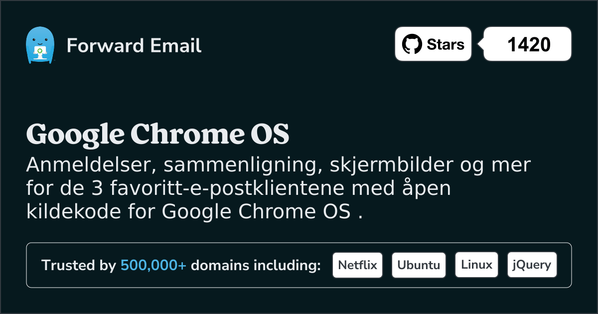 3 favoritter med åpen kildekode-e-postklienter for Google Chrome OS i 2025