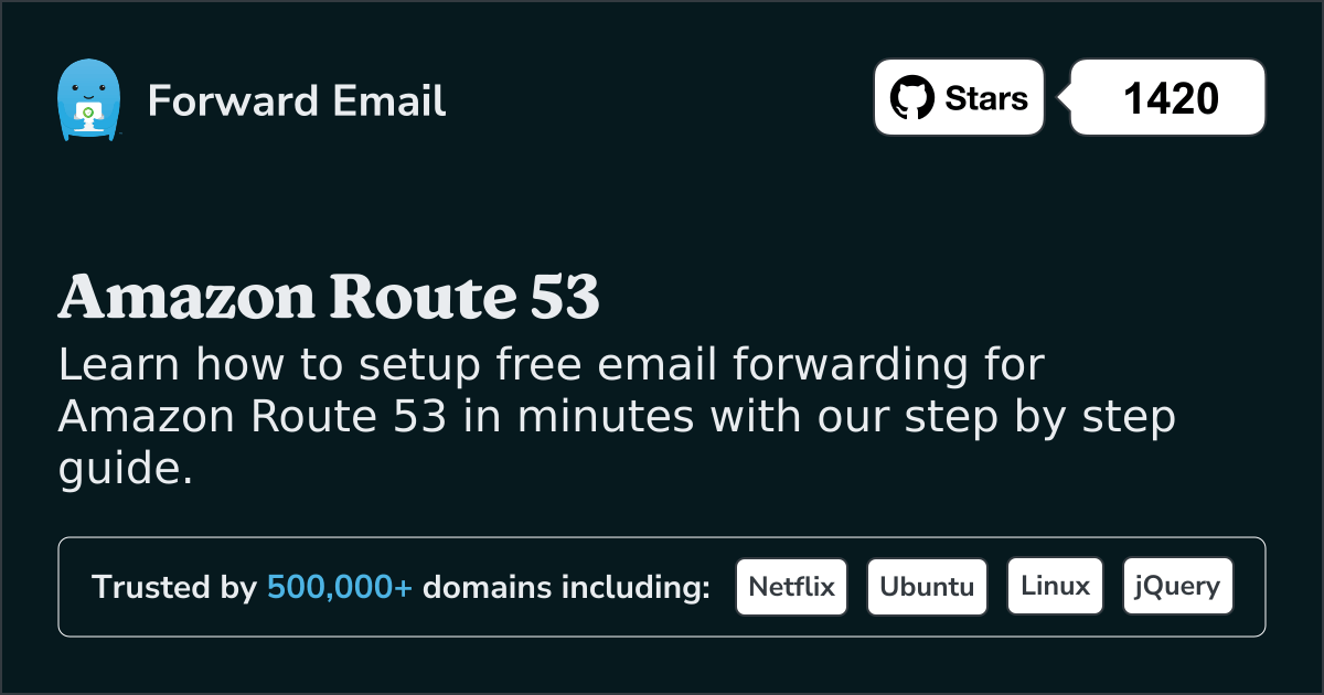 Slik konfigurerer du e-post med Amazon Route 53