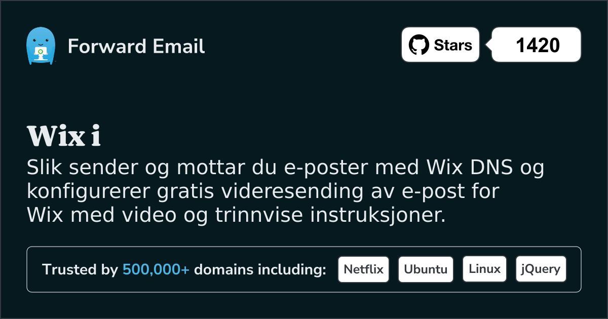 Slik konfigurerer du e-post med Wix