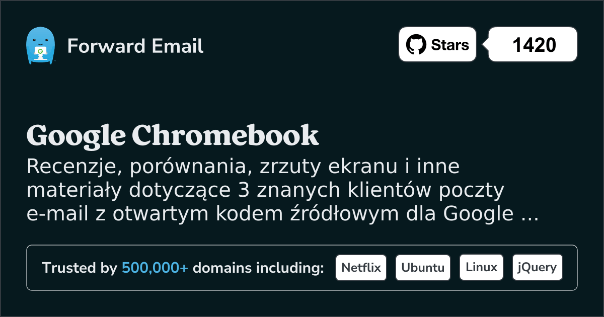 3 godne uwagi klienty poczty e-mail Open Source dla Google Chromebook w 2025