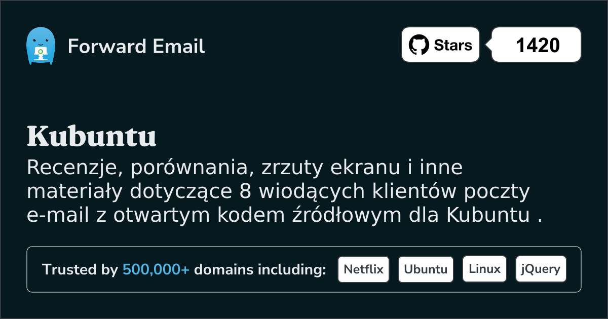 8 wiodących klientów poczty e-mail Open Source dla Kubuntu w 2025