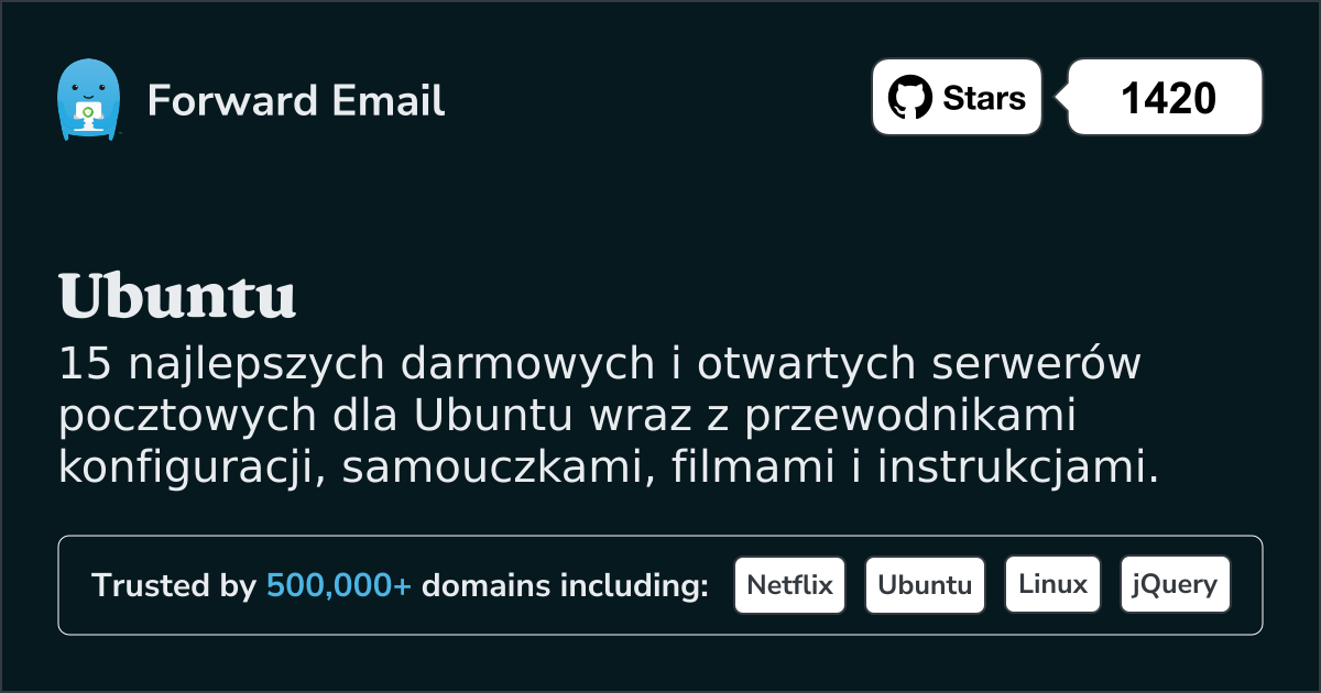 15 najlepszych serwerów pocztowych Open Source dla Ubuntu w 2025