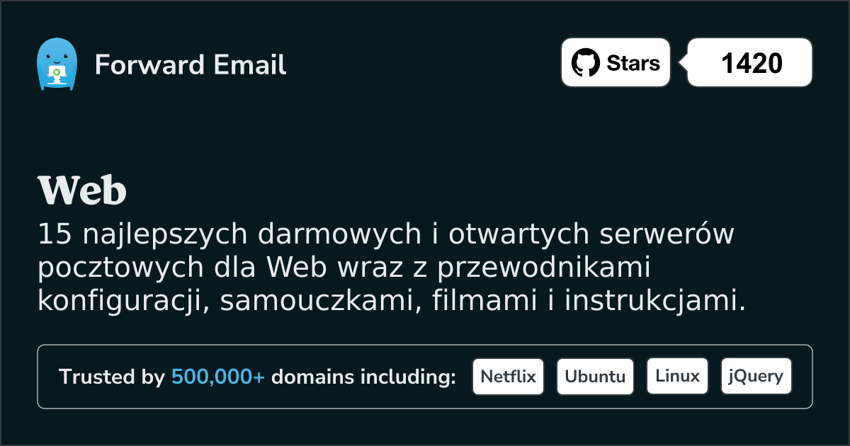 15 najlepszych serwerów pocztowych Open Source dla Web w 2025