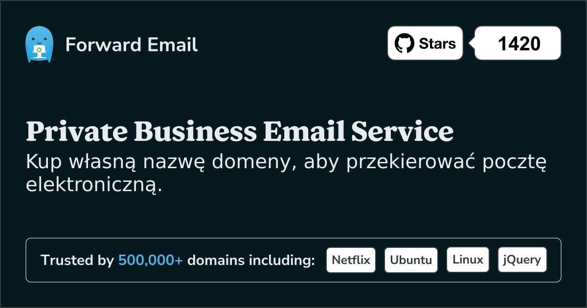 Zarejestruj niestandardową domenę dla poczty e-mail