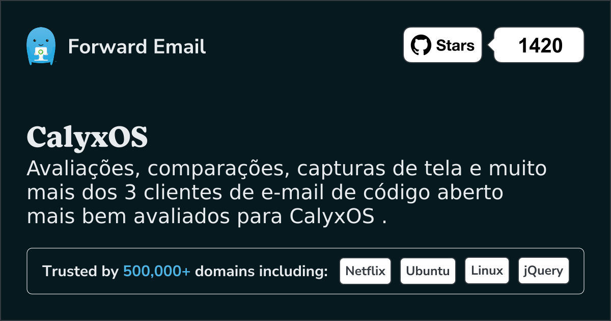 3 clientes de e-mail de código aberto mais bem avaliados para CalyxOS em 2025