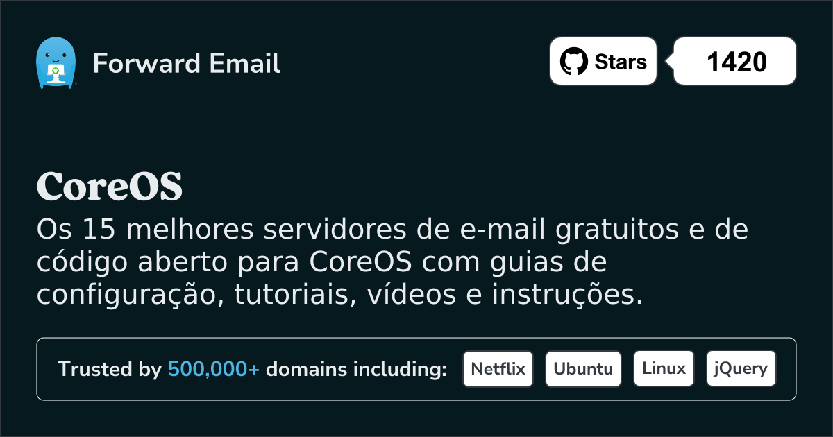15 melhores servidores de e-mail de código aberto para CoreOS em 2025