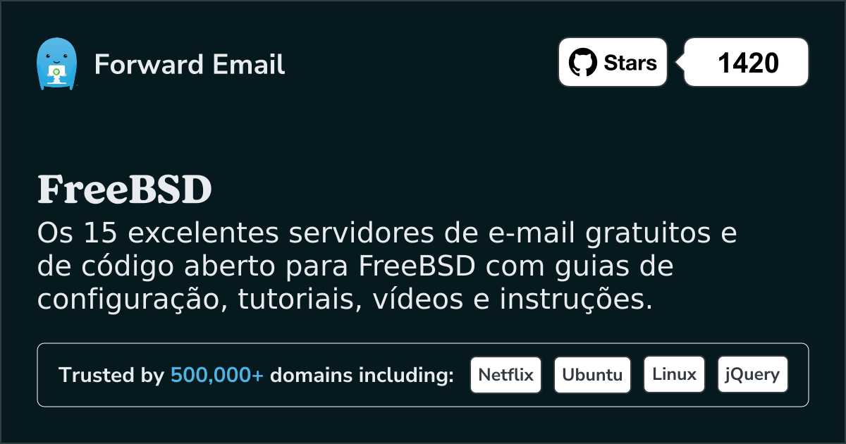 15 excelentes servidores de e-mail de código aberto para FreeBSD em 2025