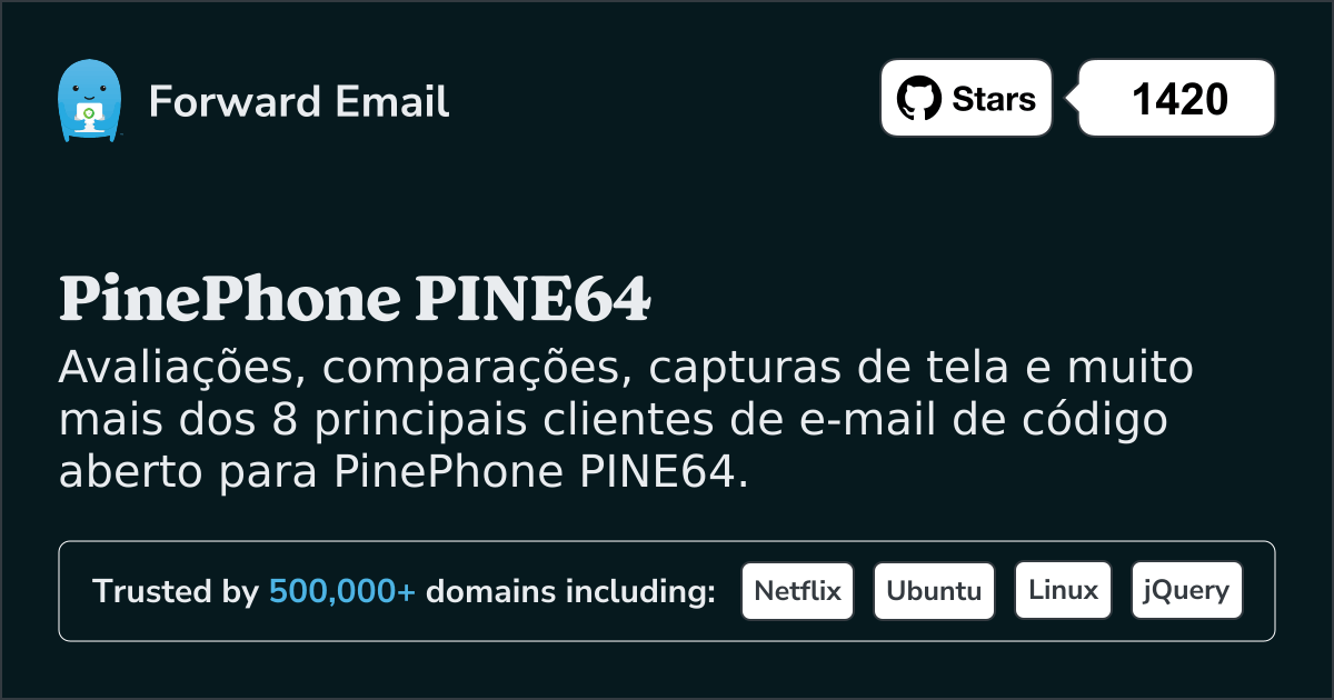 8 principais clientes de e-mail de código aberto para PinePhone PINE64 em 2025
