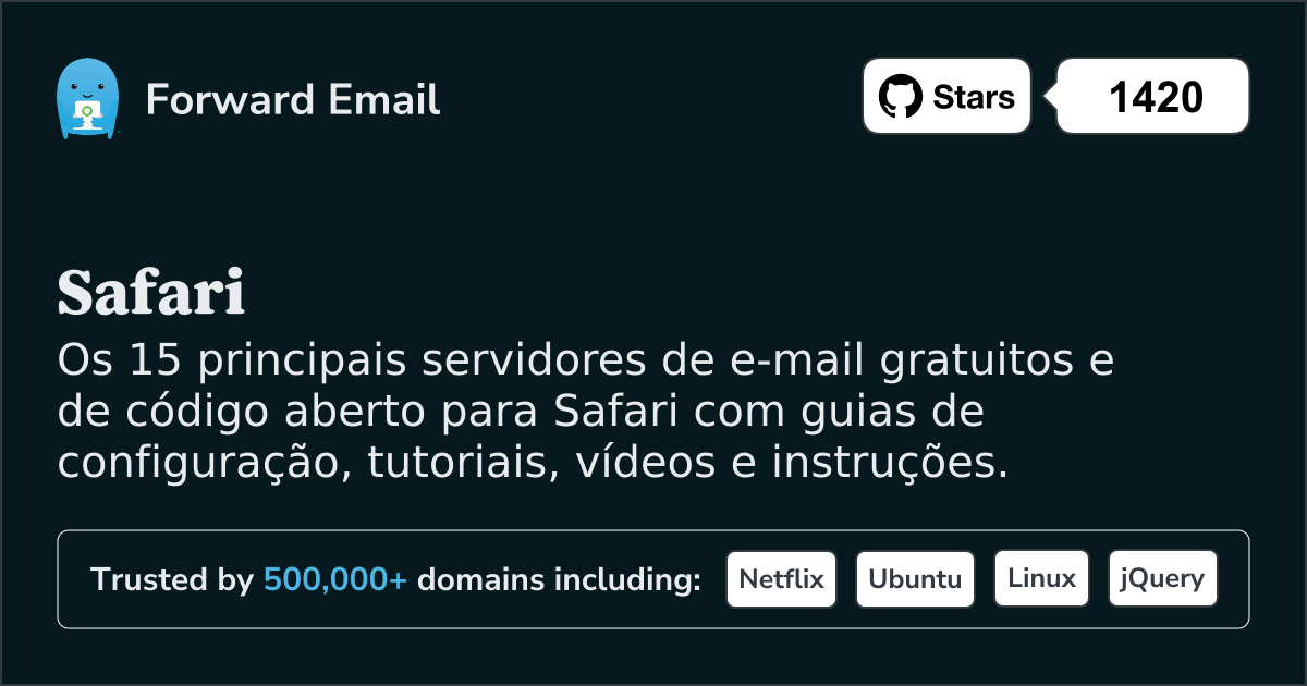 15 principais servidores de e-mail de código aberto para Safari em 2025
