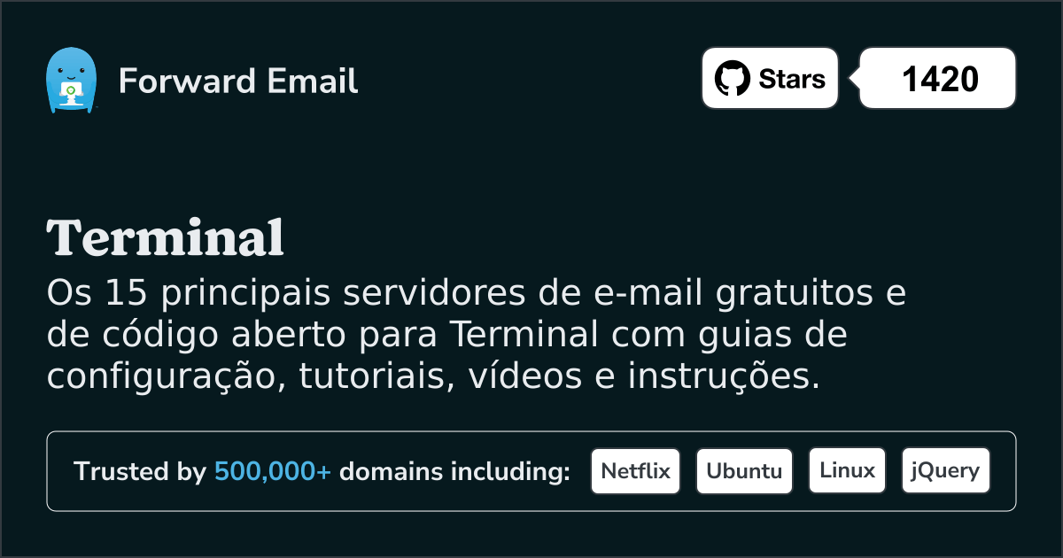 15 principais servidores de e-mail de código aberto para Terminal em 2025