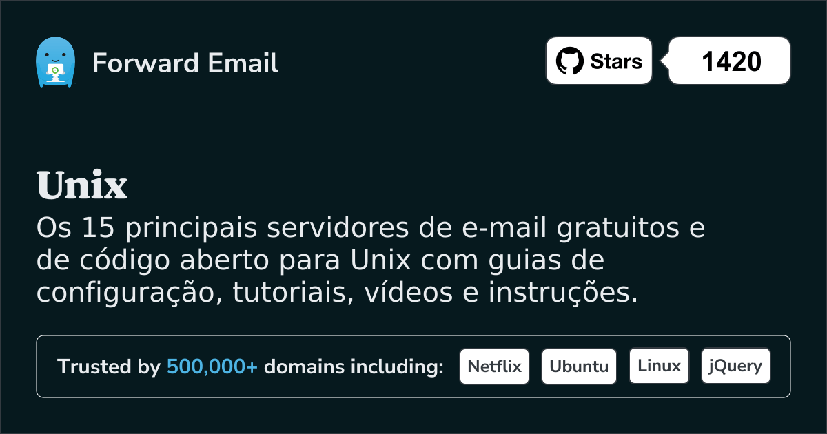 15 principais servidores de e-mail de código aberto para Unix em 2025