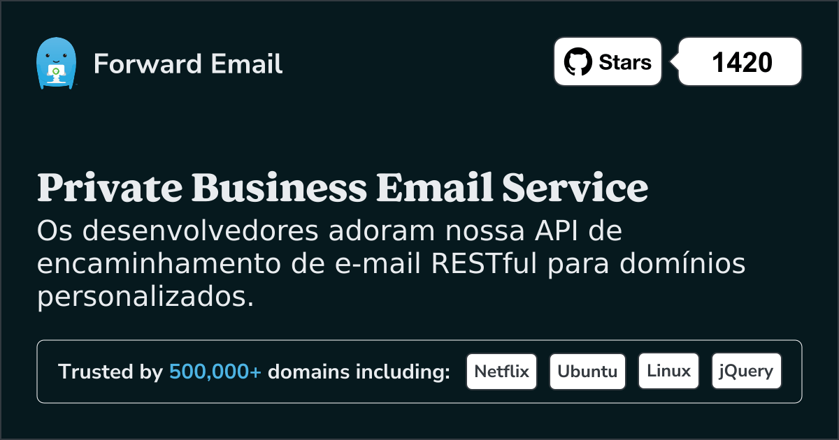 API de e-mail para desenvolvedores para domínios personalizados e webhooks