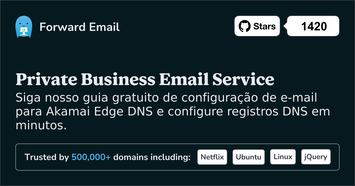 Como configurar e-mail com Akamai Edge DNS