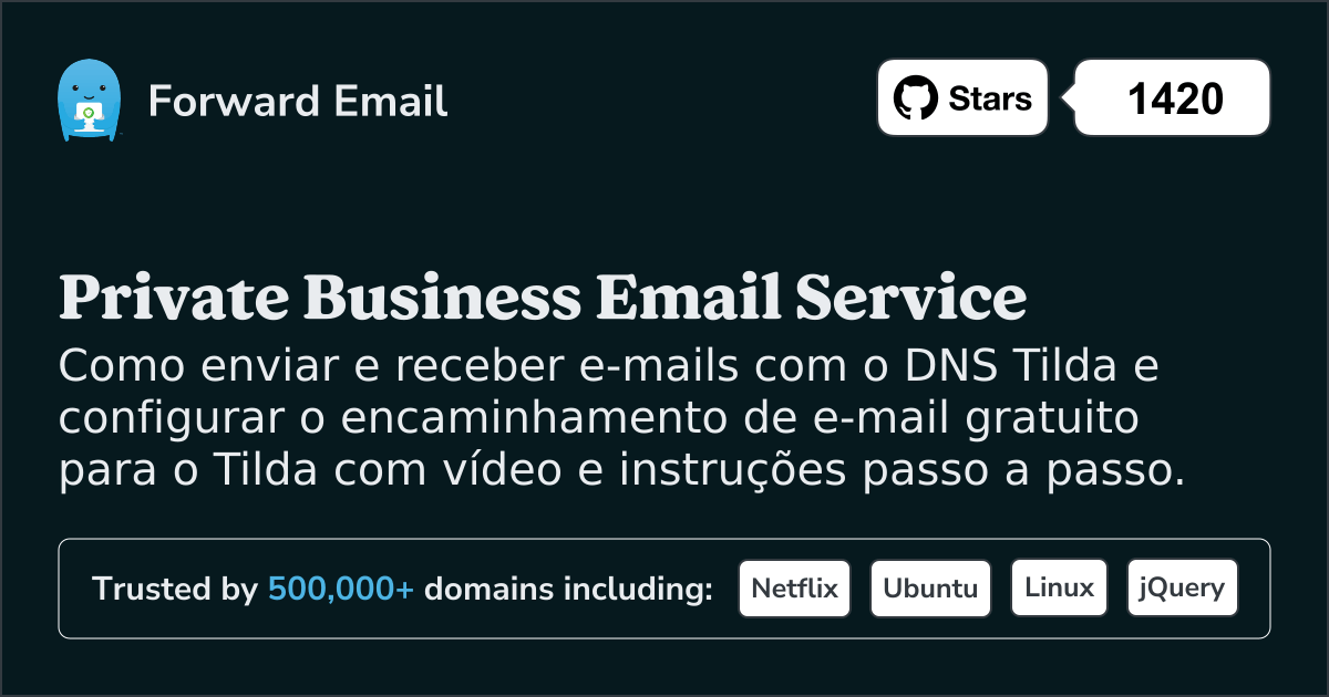 Como configurar e-mail com Tilda