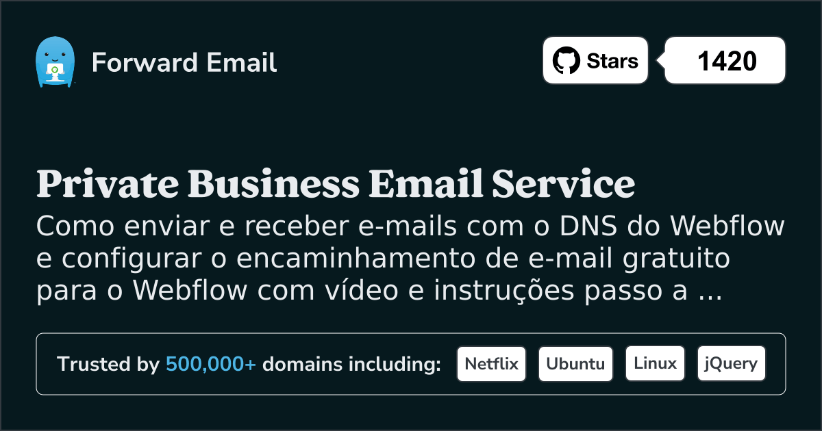 Como configurar e-mail com Webflow