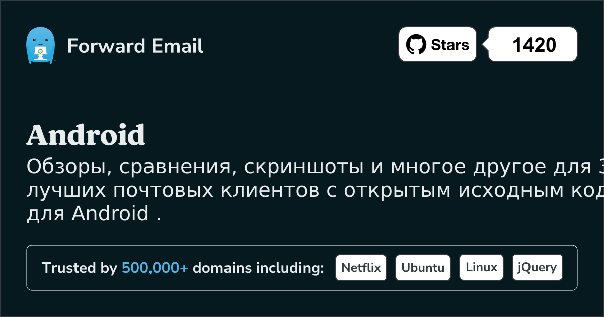 3 лучших почтовых клиента с открытым исходным кодом для Android в 2025