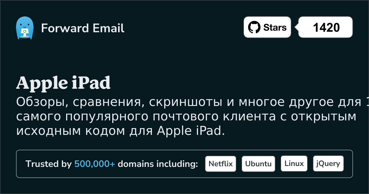 1 лучших почтовых клиентов с открытым исходным кодом для Apple iPad в 2025