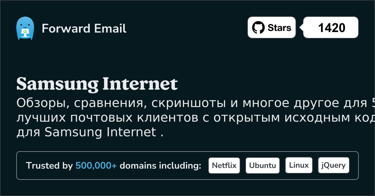 5 лучших почтовых клиентов с открытым исходным кодом для Samsung Internet в 2025